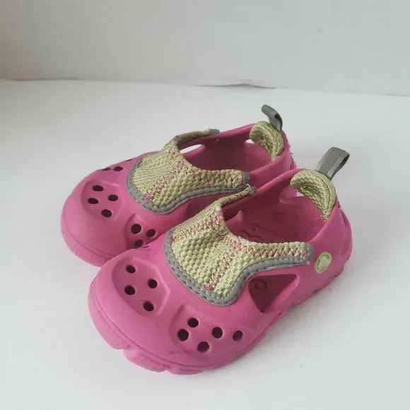 Crocs Baby Kids Slip On Clog Water Size C 8 Pink