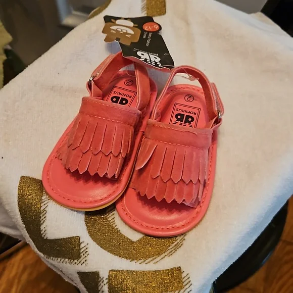 Pink Moccasin Sandals
