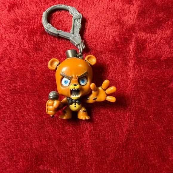 Five Nights at Freddys Freddy Fazbear Backpack Hanger Keychain 2023 S Cawthon