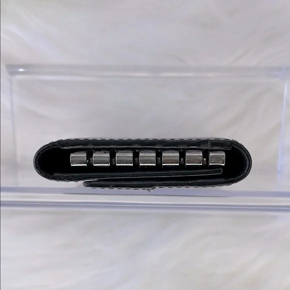 Prada Black and Gray Key Holder