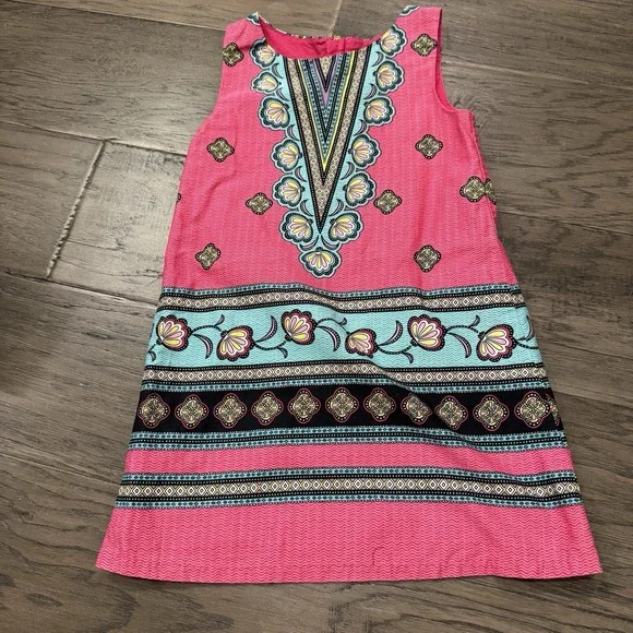 OshKosh‎ Pink Print Sleeveless Dress 5T Girls
