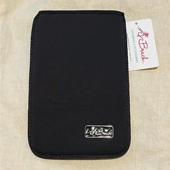 Black Neoprene Kindle Sleeve