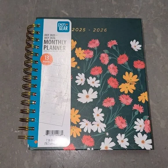 Pen+Gear 2025-2026 Monthly‎ Planner 5.5