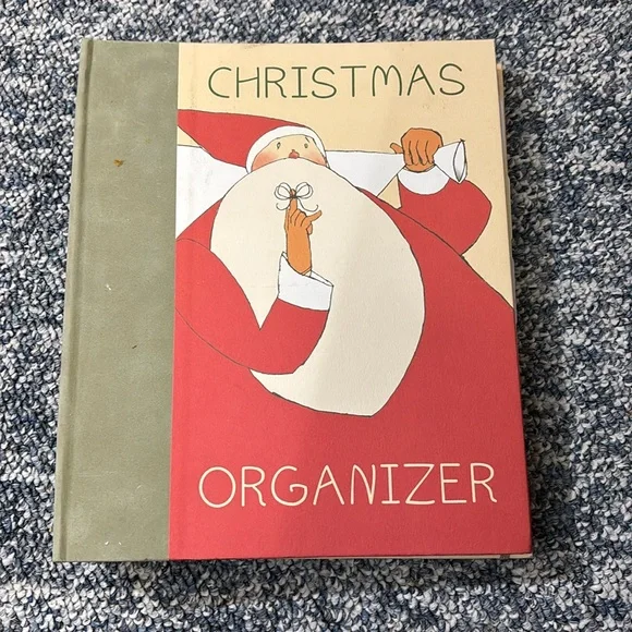 NEW Vintage 2001 3-Ring Christmas Organizer