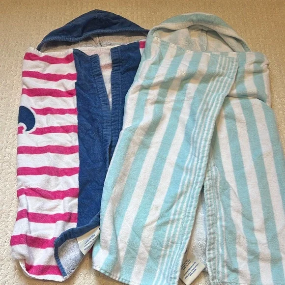 Pottery barn kids two towel hooded towel bundle