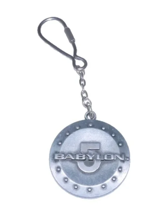 Vintage Babylon 5 Earth's Hope silver metal 2
