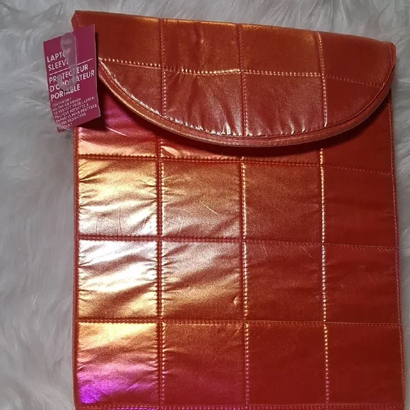 Shiny Orange Laptop Sleeve