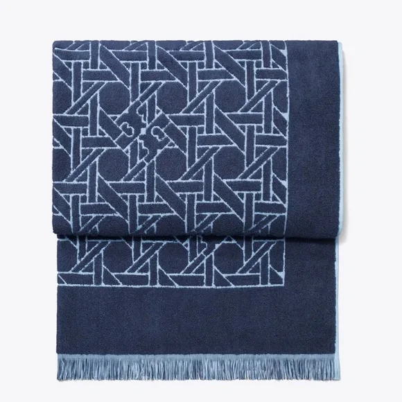 Tory Burch ColorBasketweave Blue Bird/Tory Navy