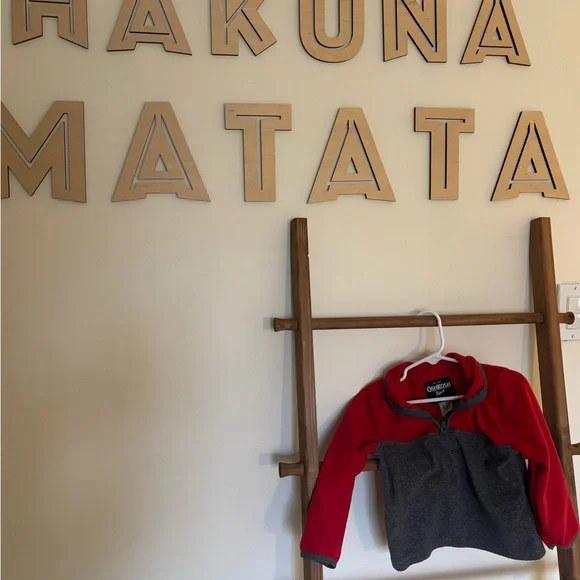 💙 5 for $25 💙 Oshkosh Red and Gray Fleece Pullover