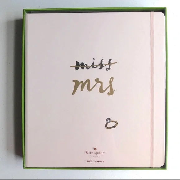 Kate Spade Miss to Mrs Bridal Wedding Planner