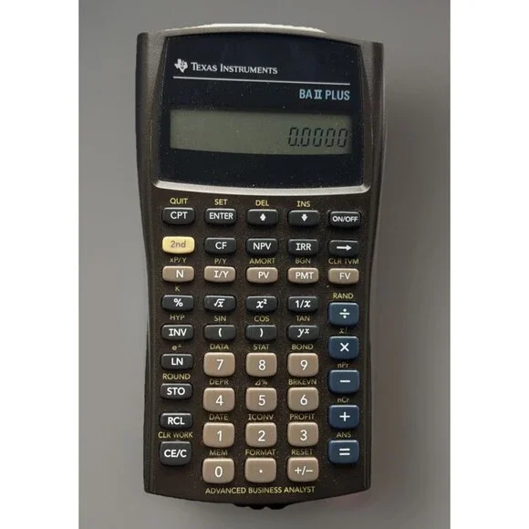 Texas Instruments BA II Plus Advanced Business Analyst Financial Calculator