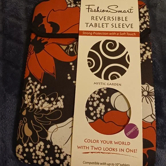 Fashion Smart Reversible Tablet Sleeve for a 10