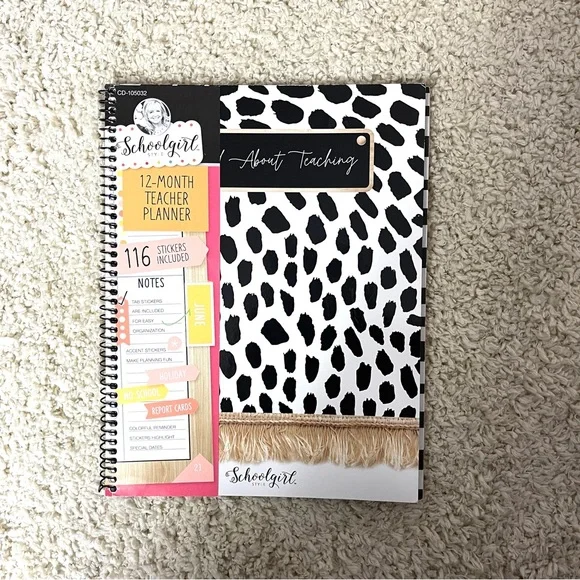 Animal Print Teacher Planner