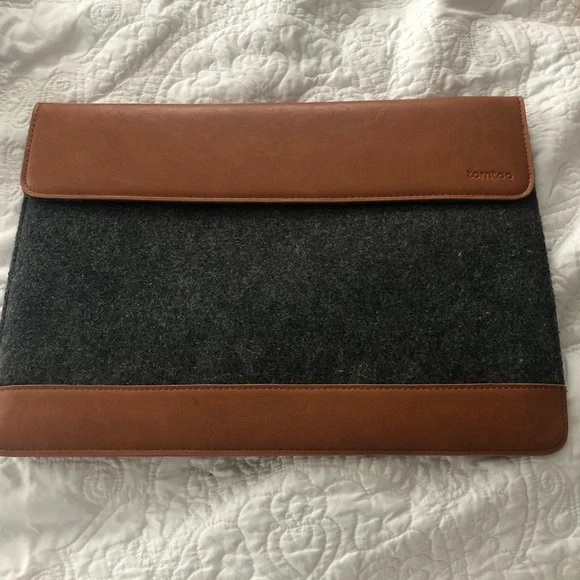 Boiled wool laptop sleeve
