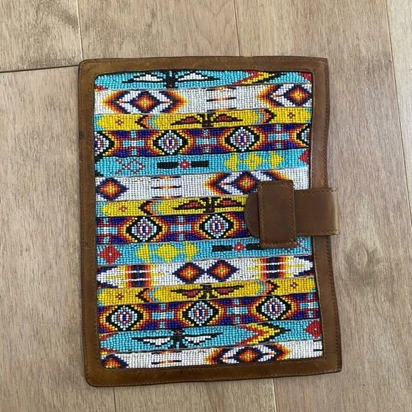 Streets Ahead Hand Beaded Aztec IPad Case