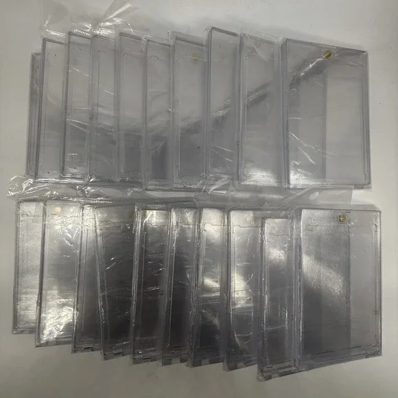 Lot of 20 Magnetic Acrylic Trading Card‎ Holders UV Protection for Standard Size