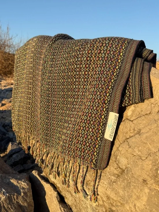 Ahi Rag Black — Salt Rag™ Sand-Resistant Turkish Beach Towel