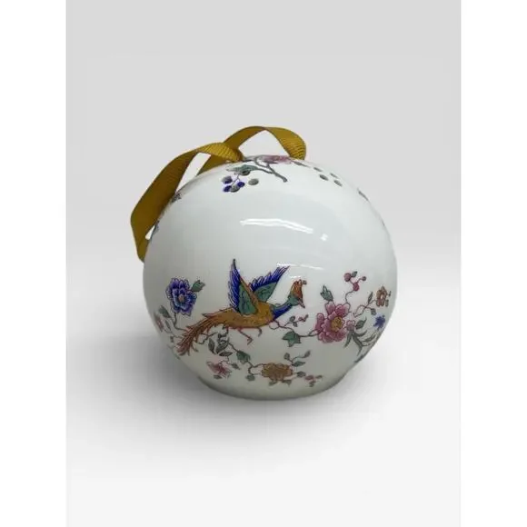 Hammersley Bone China Pomander Ball Diffuser Potpourri Birds & Flowers England