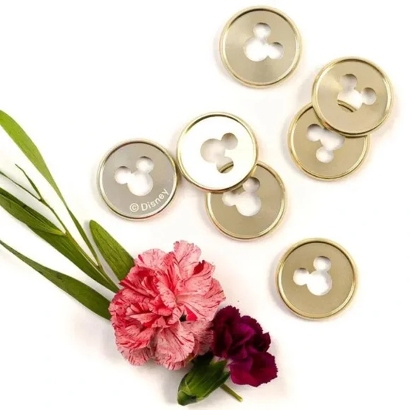 The Happy Planner Mickey Mouse Gold Metal Discs