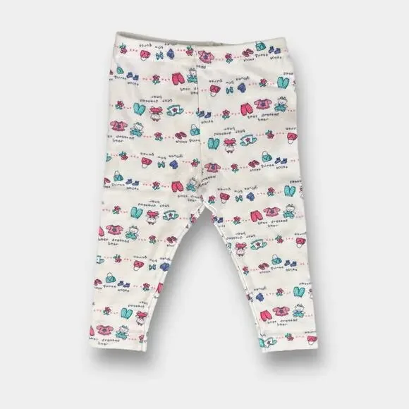 Vintage OshKosh B'gosh Best Dressed Bear Leggings 24 Months USA