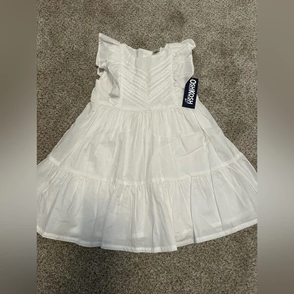 OshKosh B'gosh Ruffled White Dress‎
