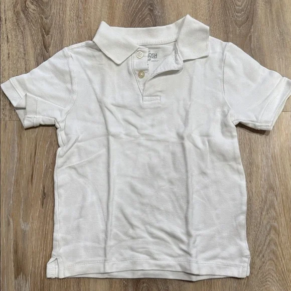OshKosh B'gosh White Polo Shirt