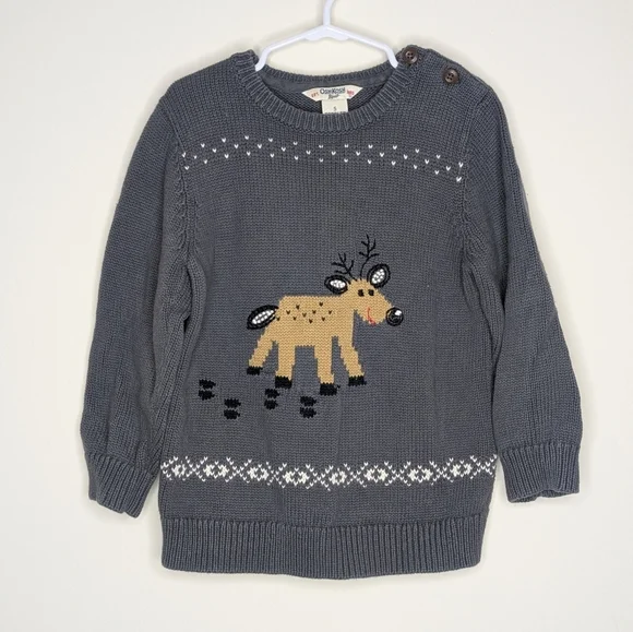 Oshkosh Reindeer Sweater 5
