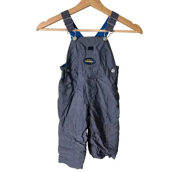 OshKosh B'Gosh Hockey Overrals 24M Nylon Gray Boys