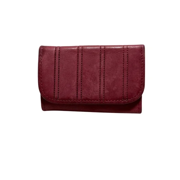 Prince Gardner Maroon Lambskin Leather Six-Ring‎ Key Case Holder Wallet