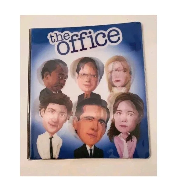 The Office Lenticular Hard Binder Dunder Mifflin Official NEW