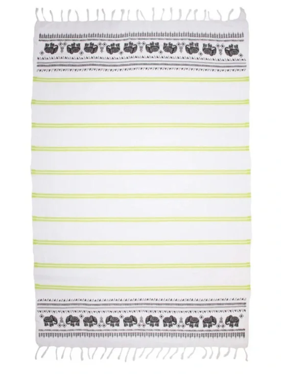 Turkish cotton lightweight pestamal towel for yoga beach or bathroom