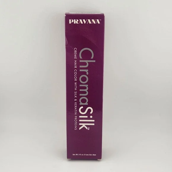 Pravana Chroma Silk Hair Color‎ With Keratin Black Noir 3 fl oz. 90 ml New