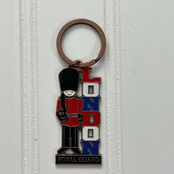 Metal London Royal Guard Keychain - Red, Black, Blue