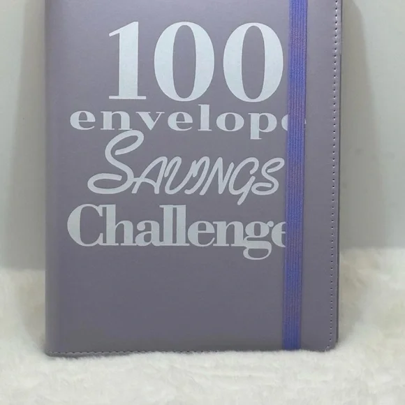 100 Envelope Savings Challenge Binder - Purple Budget Planner plus inserts