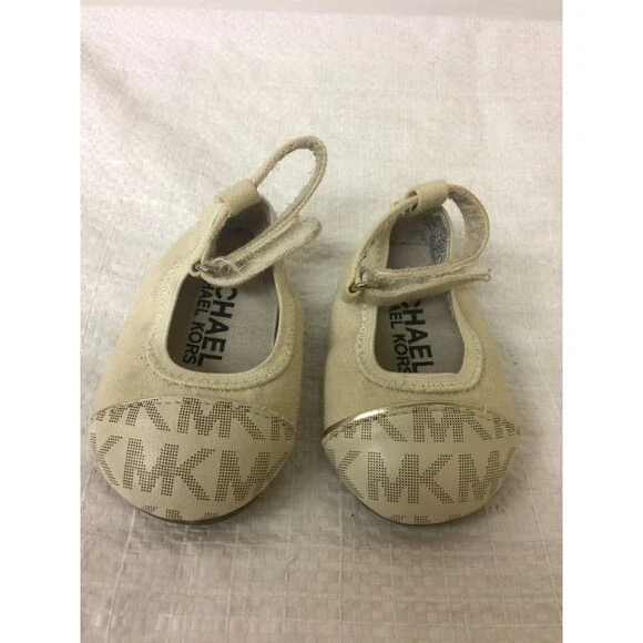 Michael Kors Infants Baby Grace Jami off white Shoes Size 1