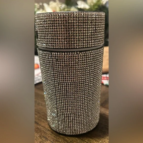 Luxury Rhinestone Car Diffuser Humidifier With Led