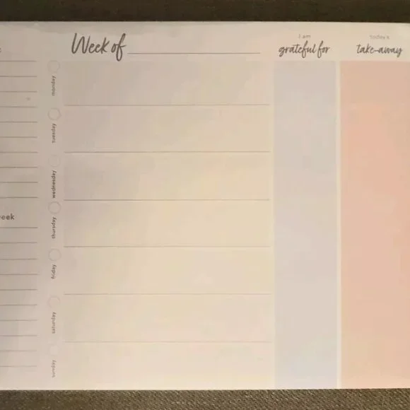 2 Weekly Planner To-Do List Family Organizer Habit Tracking Notepad 60 Sheets