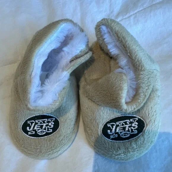 Baby NY Jets booties 6-9M