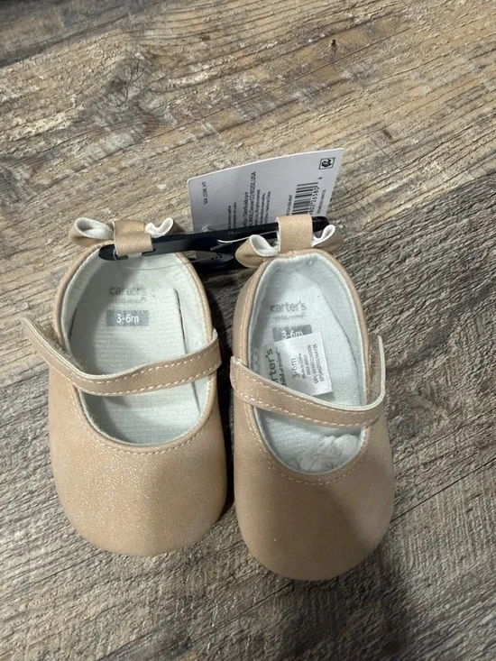 Carter's Child of Mine Baby Girl Slip on Mary Jane Shoe, Sizes 3-6 Months