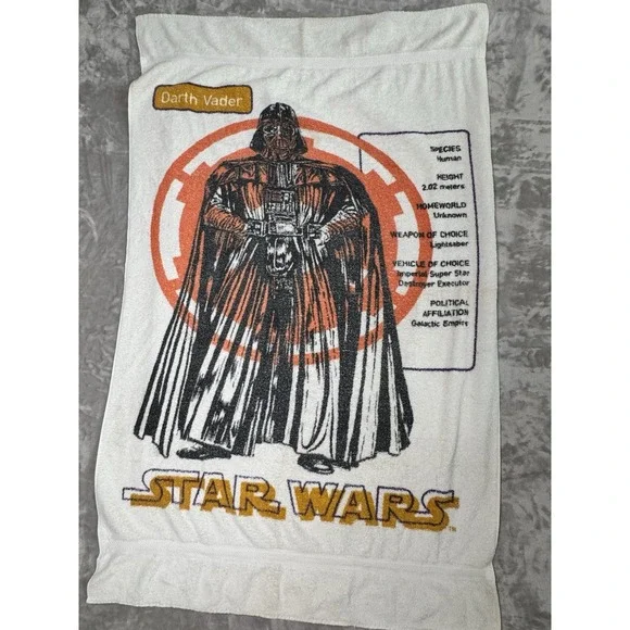 Vintage 1997 Star Wars Darth Vader Beach Towel Lucy's Films