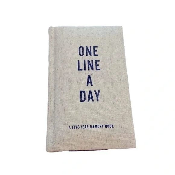 Hardback Notebook: One line a day