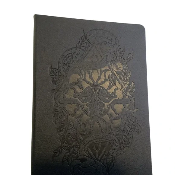 Black Weekly Agenda Task Journal Undated Illumicrate