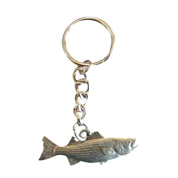 Striper / Striped Bass Keychain 2008K