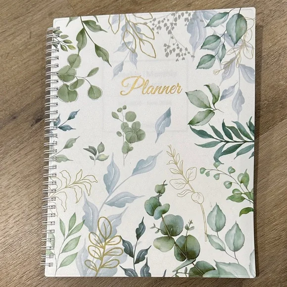 Floral Spiral Planner July 2025-June 2025 nwt