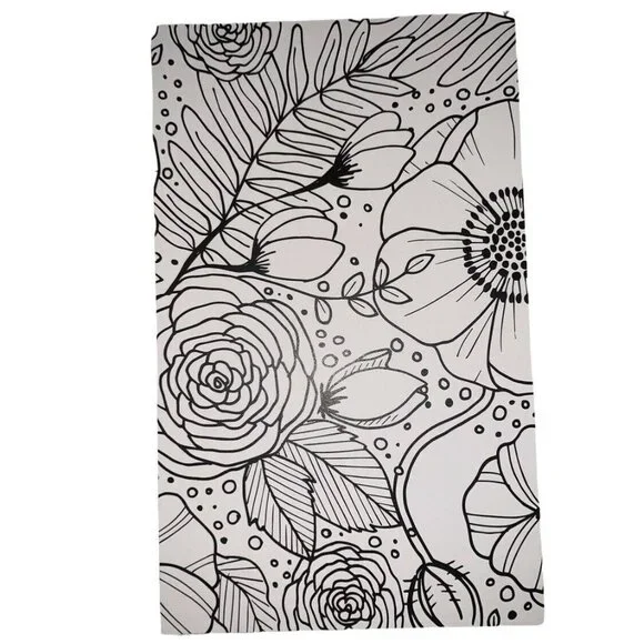 LimeLife Dashboard A5 Black White Coloring Cahier Travelers Notebook Insert