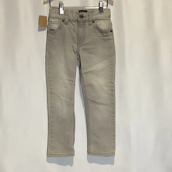 1755. OshKosh Boys Gray Wash Jeans EUC Size 5 Edgy & Cool