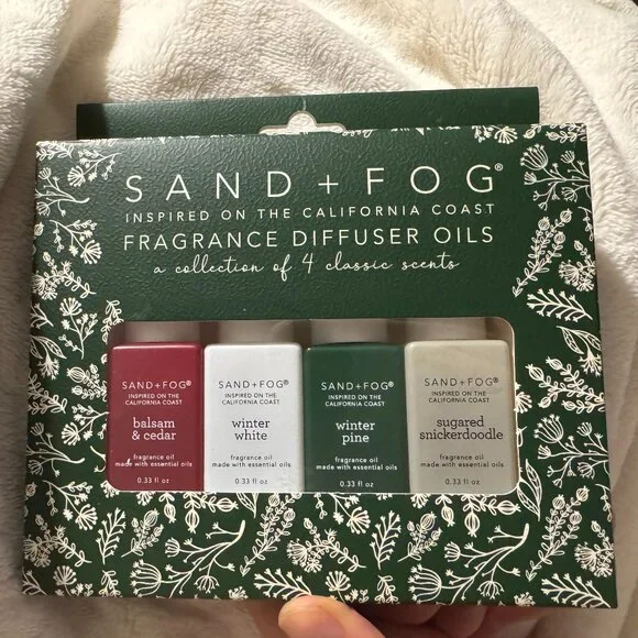 Sand and Fog, 4 Pack of 10 ml Fragrance Diffuser Oils