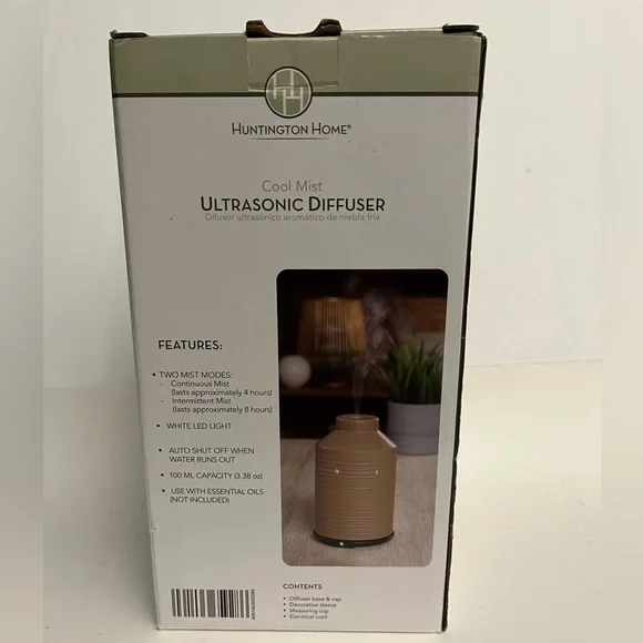 HUNTINGTON HOME Cool Mist Ultrasonic Diffuser