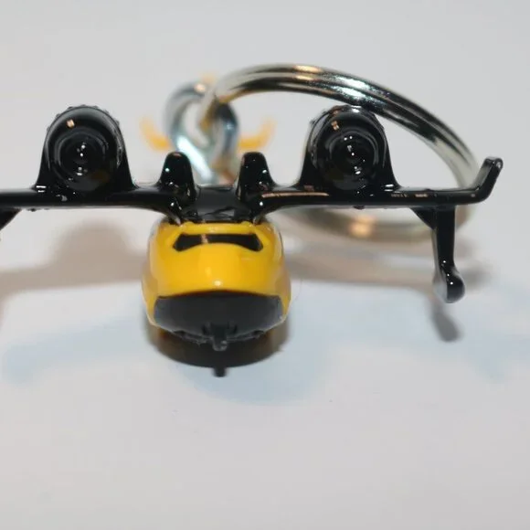 Hot Wheels Rescue Water Bomber plane CUSTOM keychain
