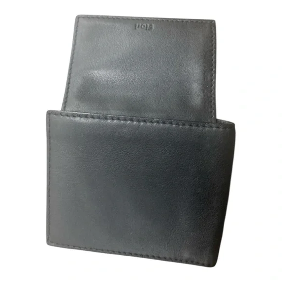 Black Leather wallet Card Holder